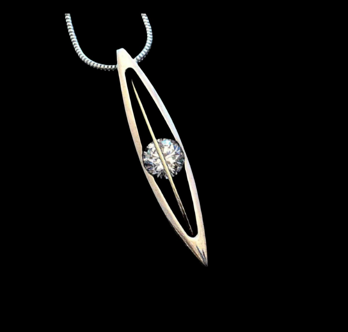 "ALLURE" Sterling Silver Pendant – Marilu Designs