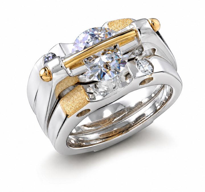 APLHA/OMEGA 2CZ/2 Gold