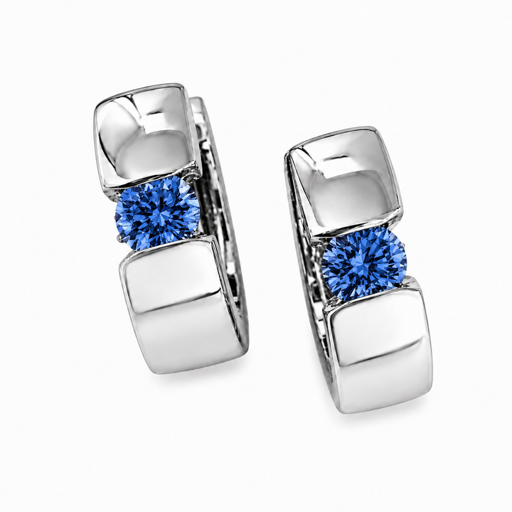 "CHLOE" Blue Topaz Silver