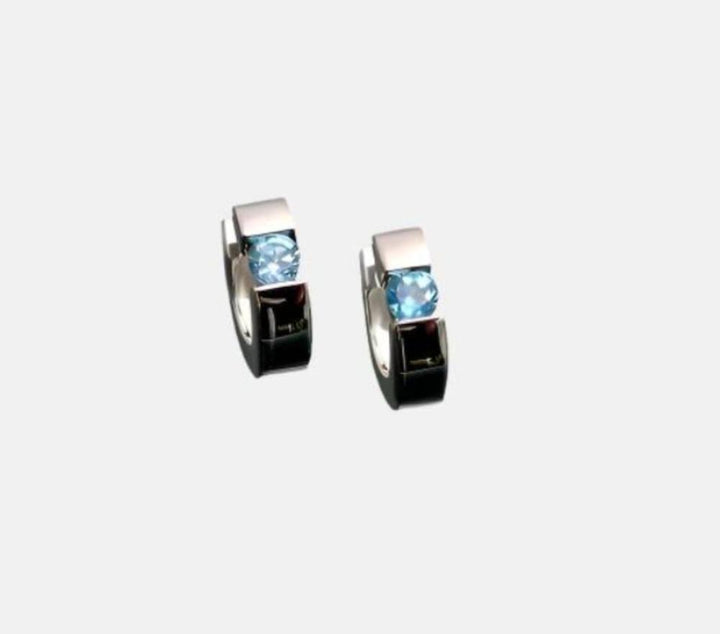 "CHLOE" Blue Topaz Silver